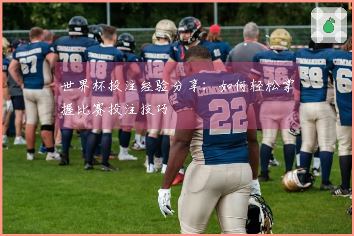世界杯投注经验分享：如何轻松掌握比赛投注技巧